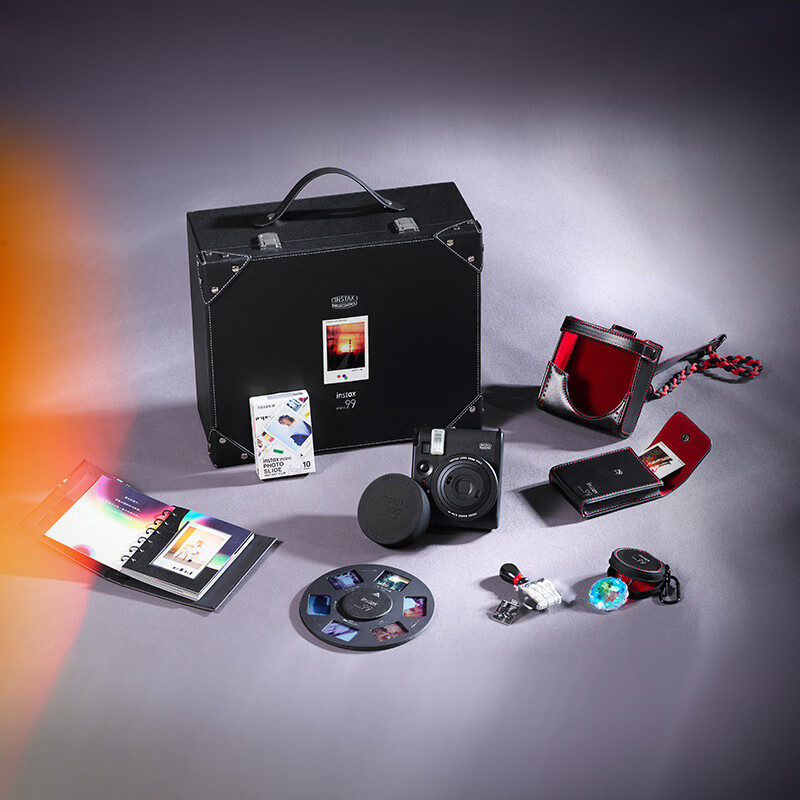 INSTAX Fuji INSTAX Instant Camera, Mini99 Radiant Flow Gift Box Set