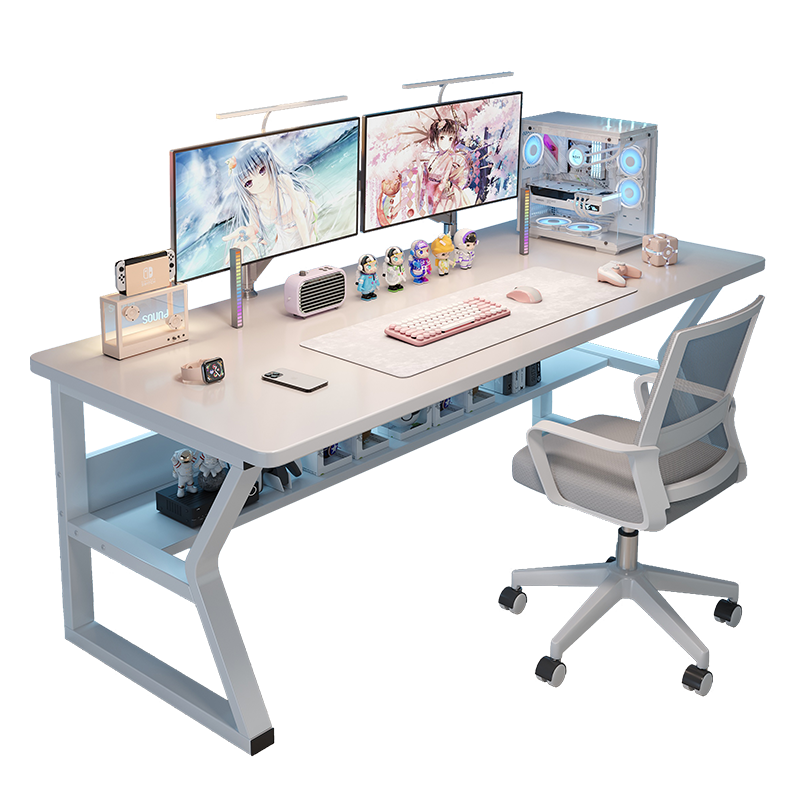 Shanshanmuyi Computer Desk, Home Gaming Desk, Simple Bedroom Desk, Student Desk, Office Study Table
