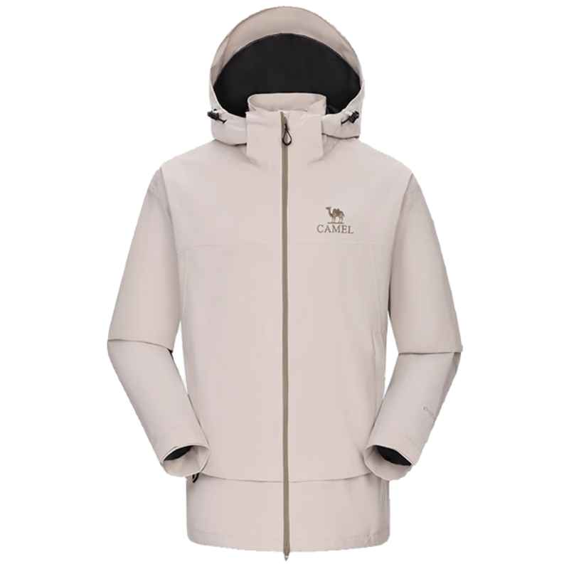 CAMEL Women's Outdoor Waterproof Windproof Breathable Short Casual Jacket R077A L