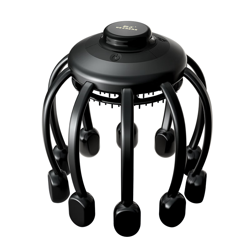 HEZHENG [Mid-Autumn Festival Gift] Third Generation Head Massager, Octopus Mini-Program Controlled Electric Massage Device, Scalp Acupressure Massage Claw, Birthday Present