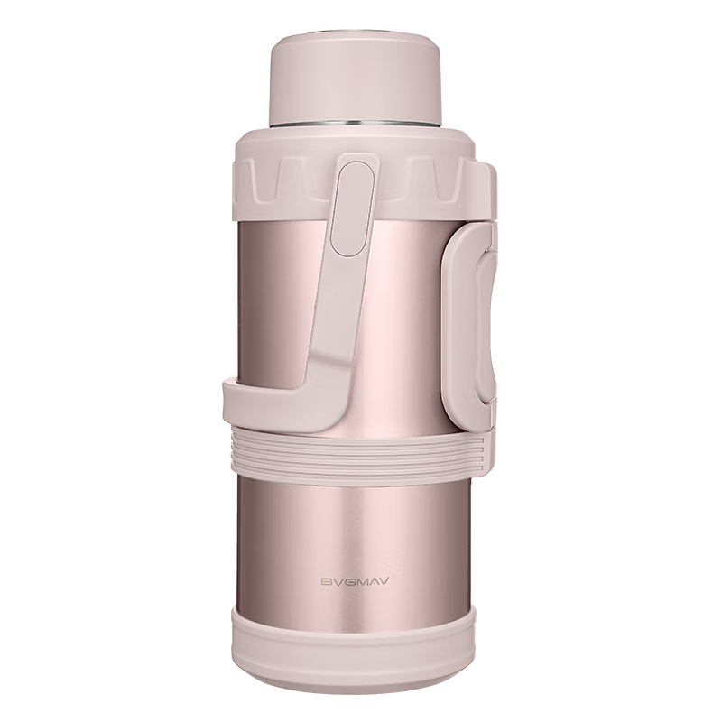 BVGMAV Outdoor Large Capacity Portable Travel Thermos Flask with Steel Stopper, Antibacterial High-End Tea Steeping Pot, 316L Stainless Steel Insulated Water Bottle