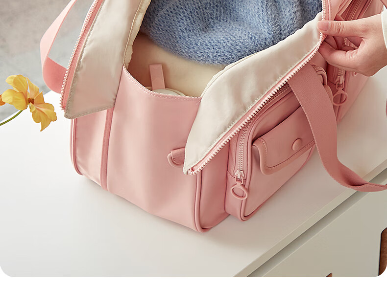 Aji Travel Bag for Women, Large Capacity Luggage Bag with Expandable Space, Suitable for Short Trips And Business Trips, Waterproof Storage, Dry-Wet Separation, Fitness Bag 31