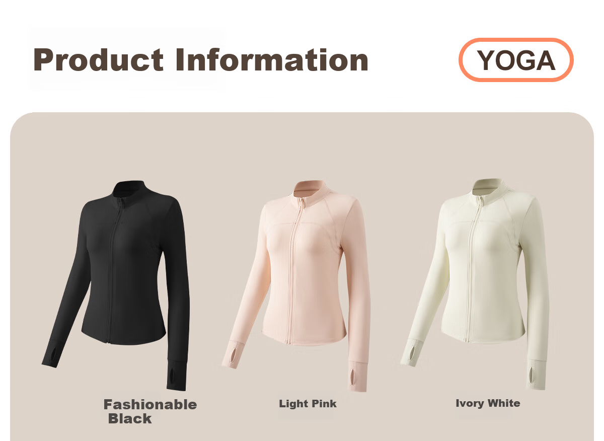 361° Women's Sports Jacket for Spring And Autumn, Running Fitness Wear with High-End Yoga Outfit, Long-Sleeve Athletic Top Coat 14