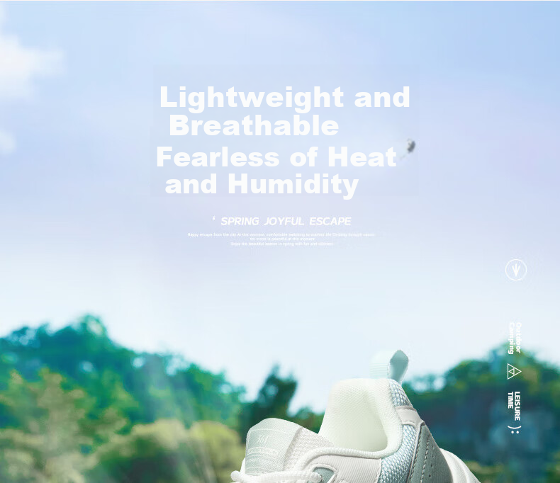 361° Women's Sports Shoes, Spring And Summer Mesh Thick-Soled Heightening Casual Commuter Dad Running Shoes for Women, 682426763F-5 3