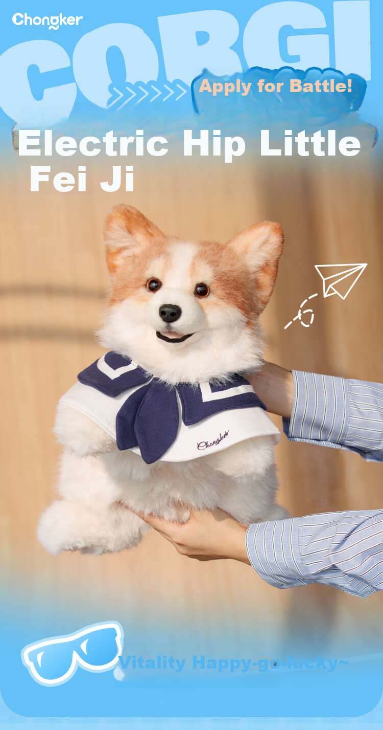 Chongke Corgi Backpack Plush Toy, Cute Gift for Girlfriend's Birthday 1
