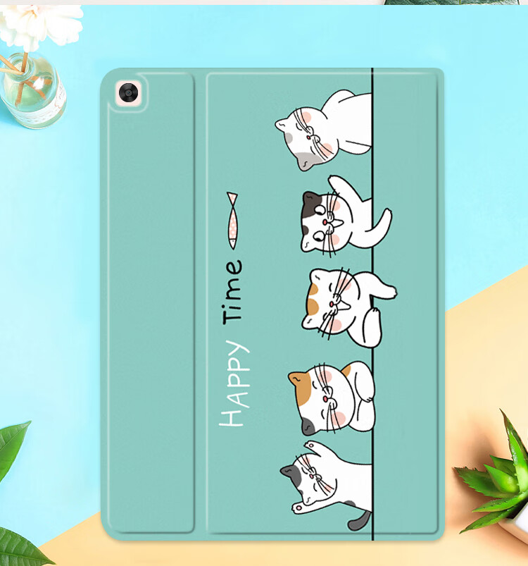 Shihan Compatible with Huawei Enjoy 2/Honor 7 Tablet Matepad SE 10.1-Inch Protective Case, Slim Shockproof Student Online Class Smart Sleep Support Adjustable Cartoon Creative Desig 3