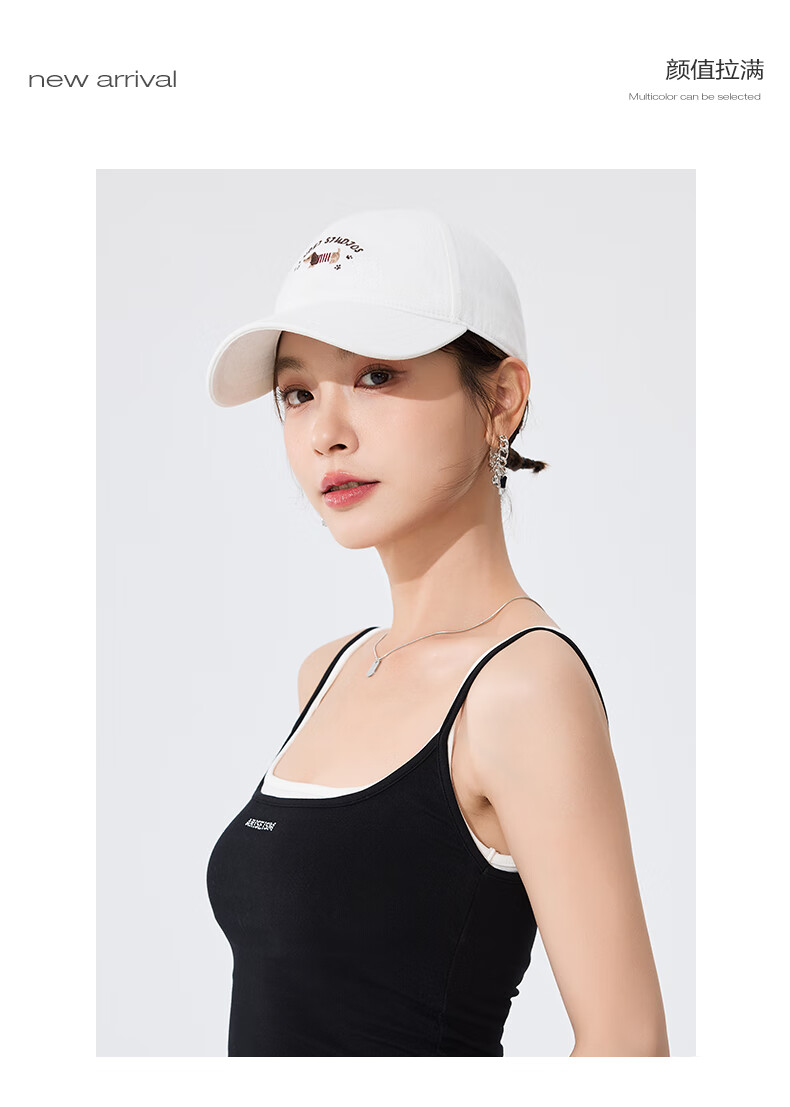 FANCET Baseball Cap, Korean Style, Sausage Dog Embroidery Hat, Retro Fashion Washed Men's Visor Cap, Couple's Hat 27