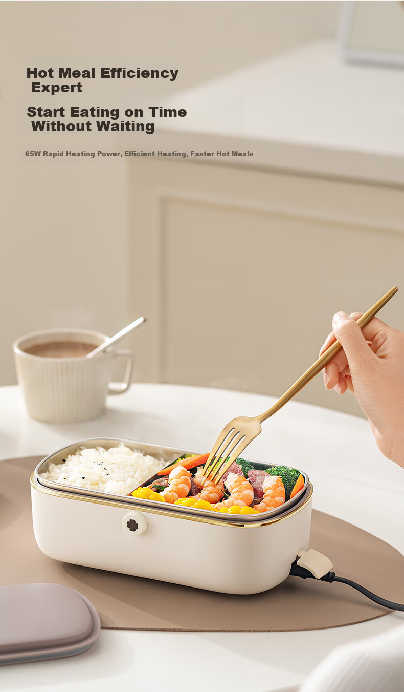 Joyoung Electric Lunch Box Heating Device for Office Workers, Plug-In Food Warmer, 316L Food Grade Material Bento Box F09H-FH100 5
