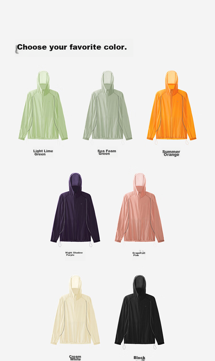 Bananain [Wang Yibo's Choice], Liangpi 502UV Unisex Sun Protection Clothing, Breathable Sports Quick-Dry Jacket, New Style 30