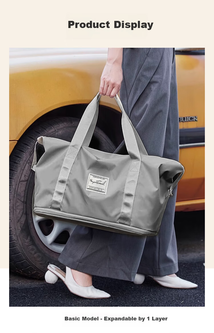 Banzheni Travel Bag for Men And Women, Large Capacity Expandable Suitcase Storage Bag for Maternity Fitness Handheld Crossbody Bag 7