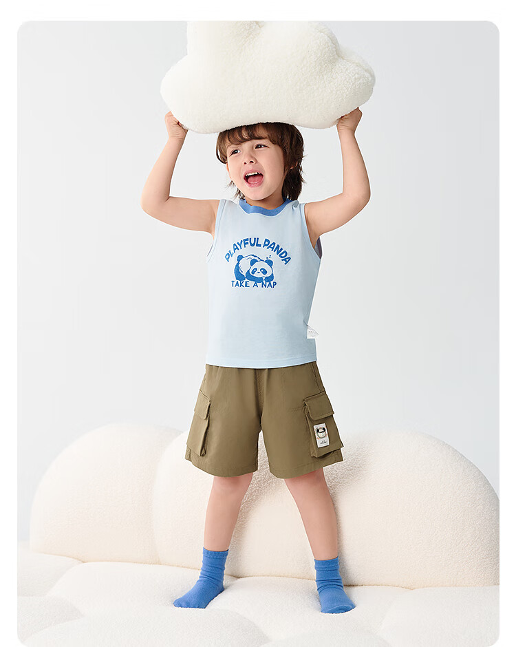 BALABALA Baby Vest Summer Sleeveless Short Sleeve Boys Girls Toddler Homewear Kids Underwear 208225169201 20
