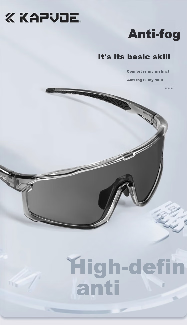 KAPVOE Liuli Cycling Glasses Day and Night Photochromic Road Bike Professional Windproof Goggles Sports Unisex 1