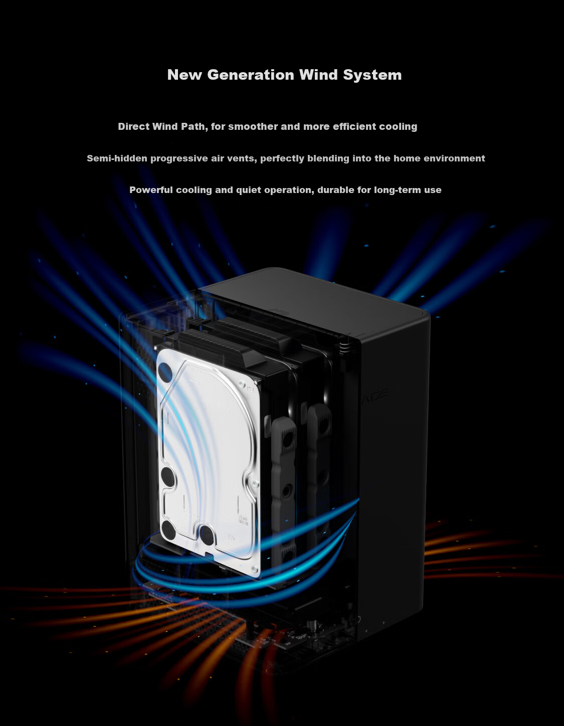 Jikongjian Family Storage 8TB, Q4-X86 Architecture, 4-Bay AI NAS Network Storage Server (Built-In Two Red Drives Plus 4TB Hard Drive), No Installation Required 6