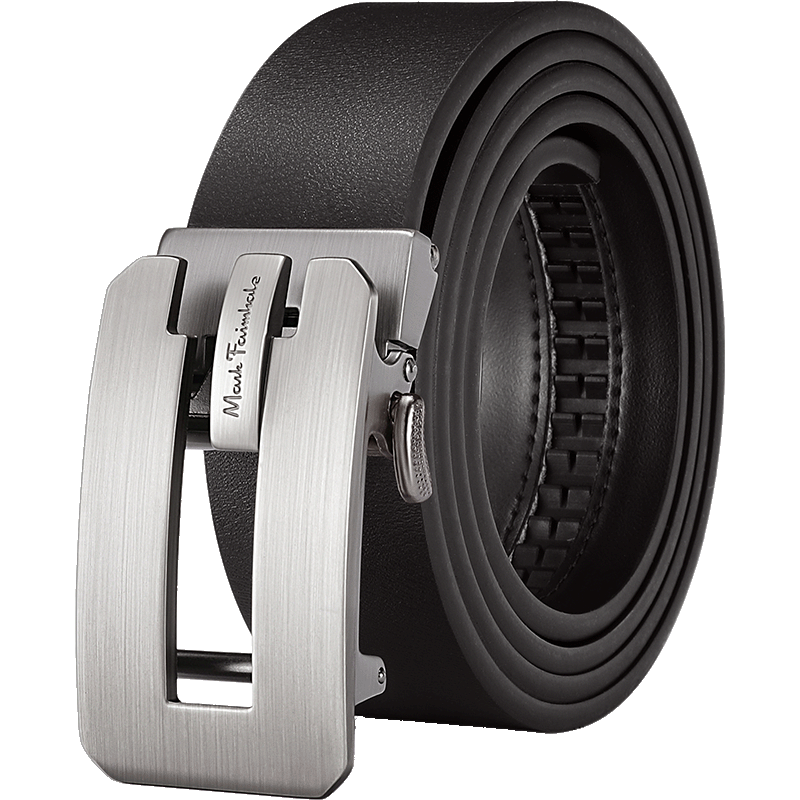 MARK FAIRWHALE Men's Belt, Automatic Buckle High-End Cowhide Trouser Belt, Birthday Gift for Boyfriend Or Husband, 2026 New Style