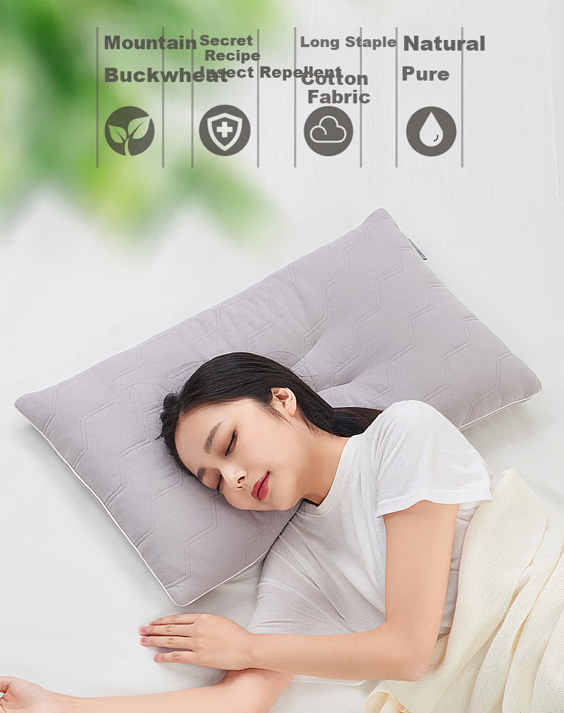 Shangfan All Buckwheat Pillow, Buckwheat Hull Pillow Core, Cervical Pillow Core, Pure High Mountain Bitter Buckwheat Hull Pillow 5