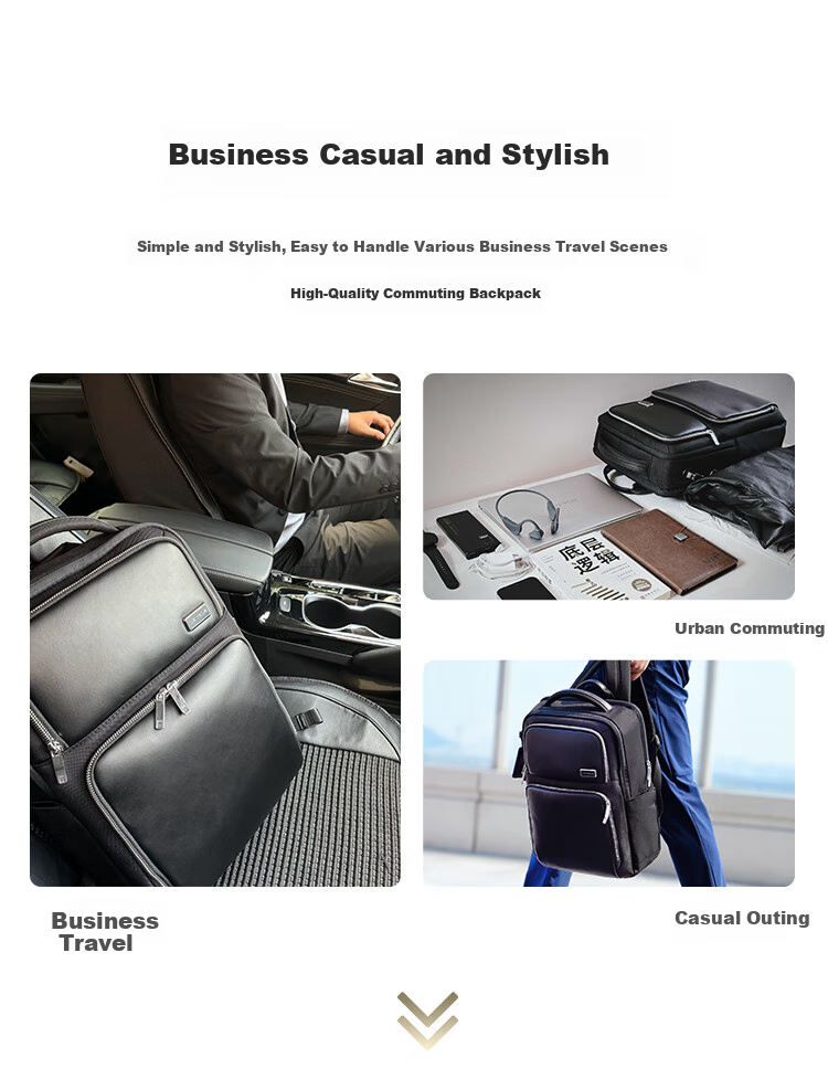 LEVEL8 Men's Business Backpack Explorer 16-Inch Laptop Bag, High-End Executive Bag for Commuting, Travel And School 3