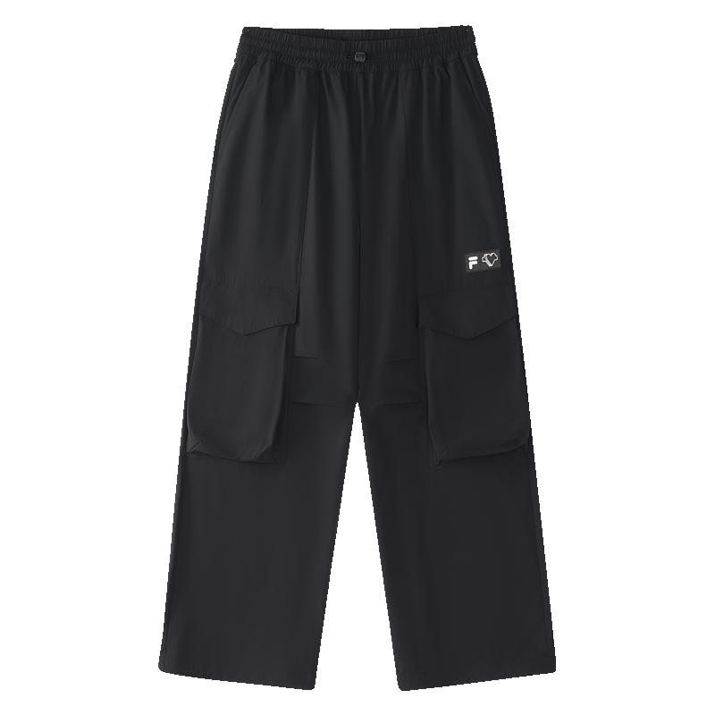 FILA FUSION PILA Trendy Woven Trousers for Men, Summer Fashion Casual Loose Cargo Pants