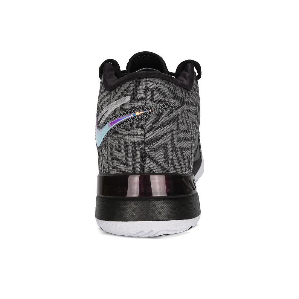 NIKE Men's Basketball Shoes, LBJ NXXT GENISUS EP Sneakers, HF0711-005 White And Black, Size 40.5 4