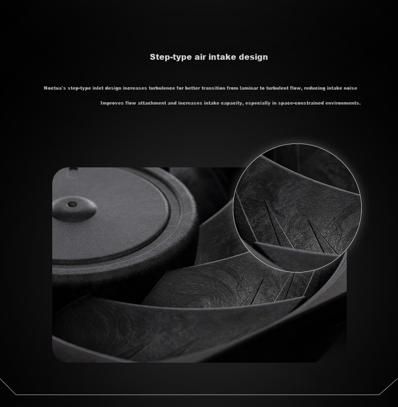 Noctua NF-A12x25 PWM chromax.black 12cm Fan Intelligent Temperature Control/4-Pin Fan Water Cooling Exhaust Fan Case Fan Black 4