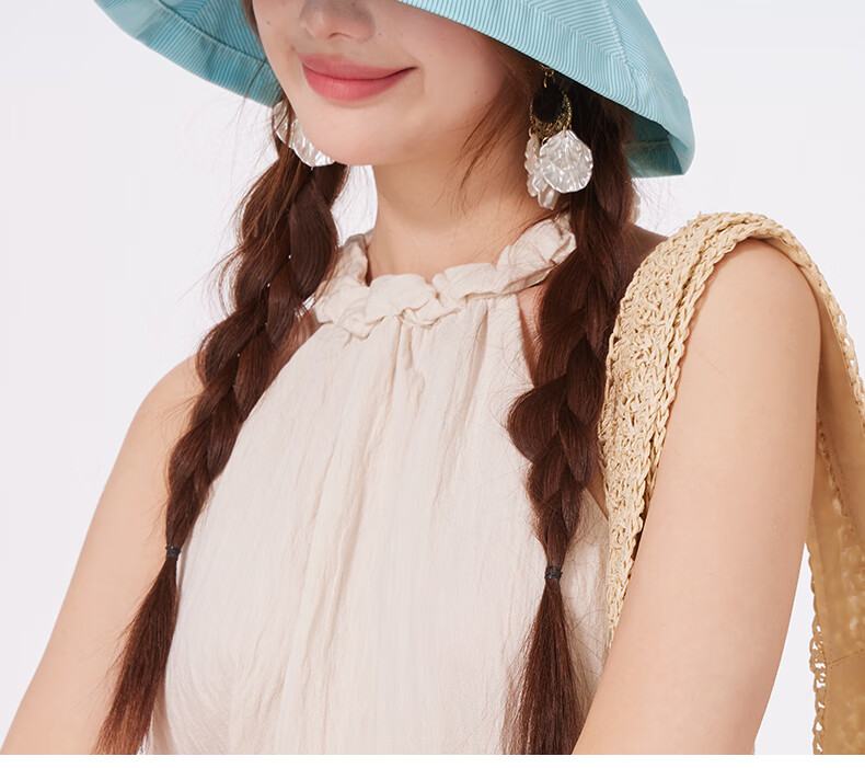 CACUSS Women's Sun Hat Spring Summer Wide Brim Reversible Outdoor UV Protection Bucket Hat Mig 2