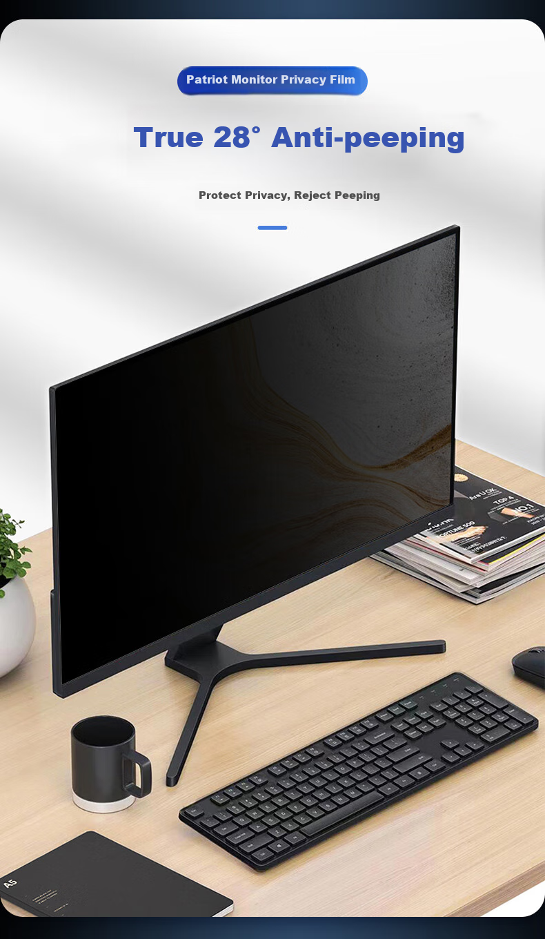 Aigo Computer Privacy Screen Protector, Monitor Privacy Film, Laptop And Desktop Anti-Peeping Film, Privacy Protection Screen, 23.8 Inches (16:9) 5