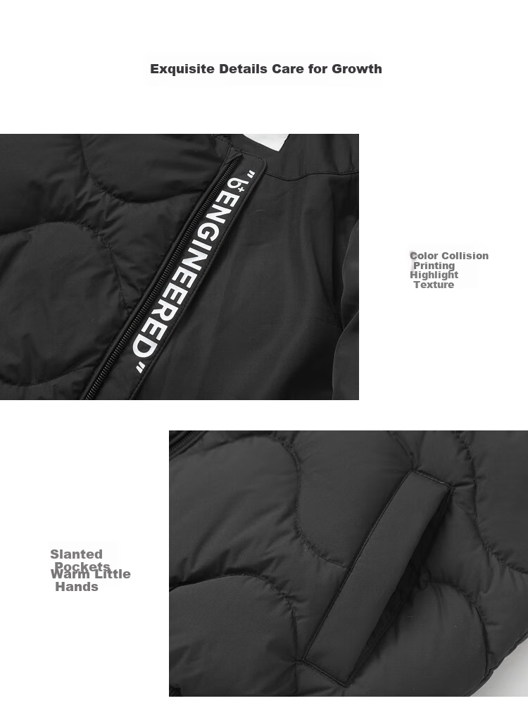 BALABALA Children's down Jacket, Boys And Girls Winter Coat, Short Style for Kids And Teens, 24107214 5