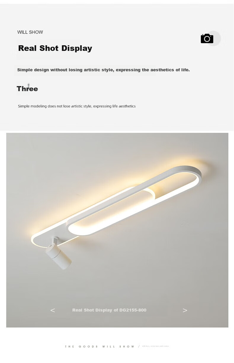 Dengling Full-Spectrum Corridor Light, High-CRI Strip Light for Hallway, LED Balcony Entrance Ceiling Light Fixture 11