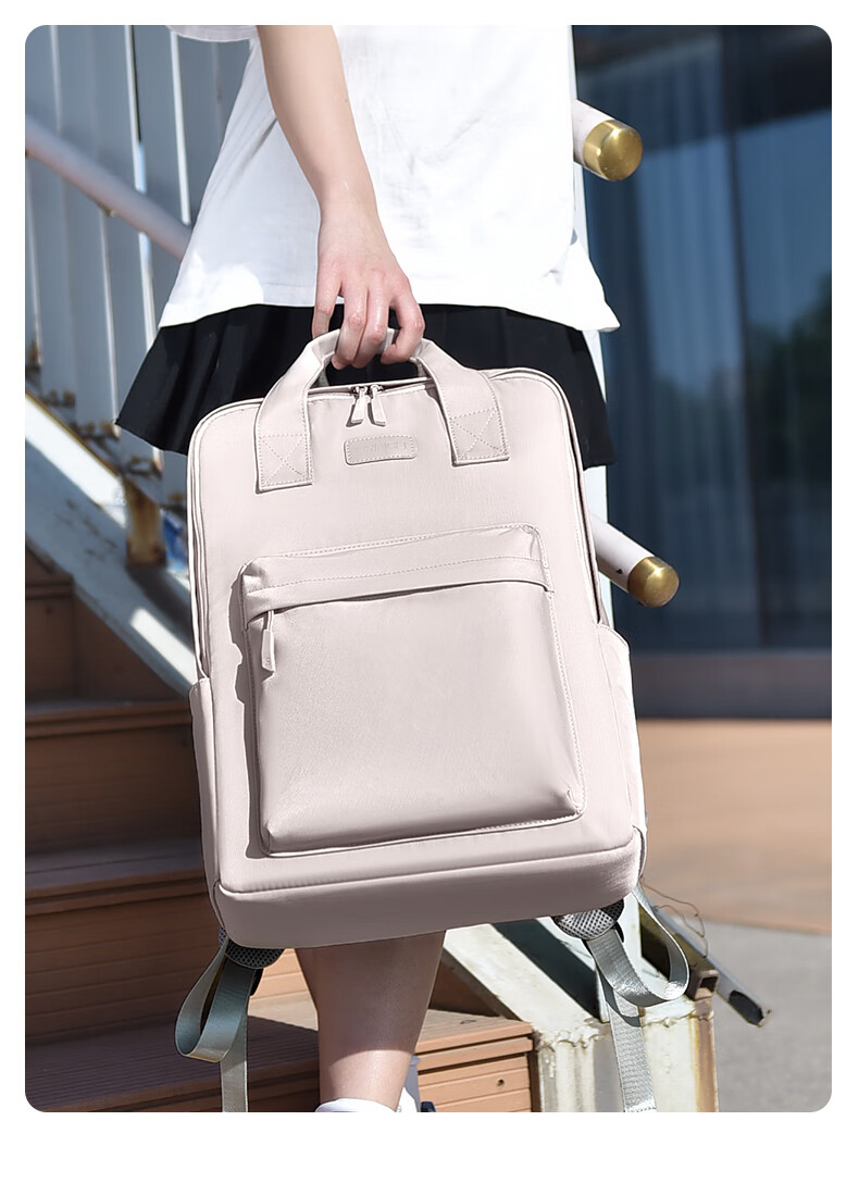 BRINCH Laptop Backpack Large Capacity Business Travel Work Shoulder Bag for Women 16