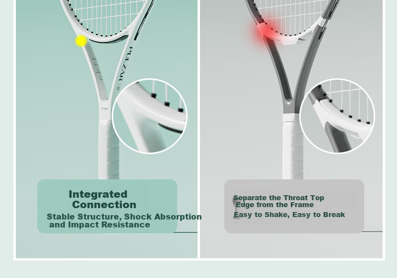 Li-Ning Tennis Racket, Power Type, for Adults And College Students, Beginners, Ultra-Light Professional Racket, Training Single Racket, Deep Dark Gree 11