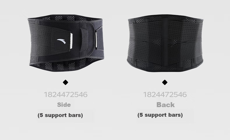 ANTA Waist Support Sports Belt for Herniated Disc, Men And Women, Prolonged Sitting Strain, Fitness Running Deep Squat Support, Gray XL 6
