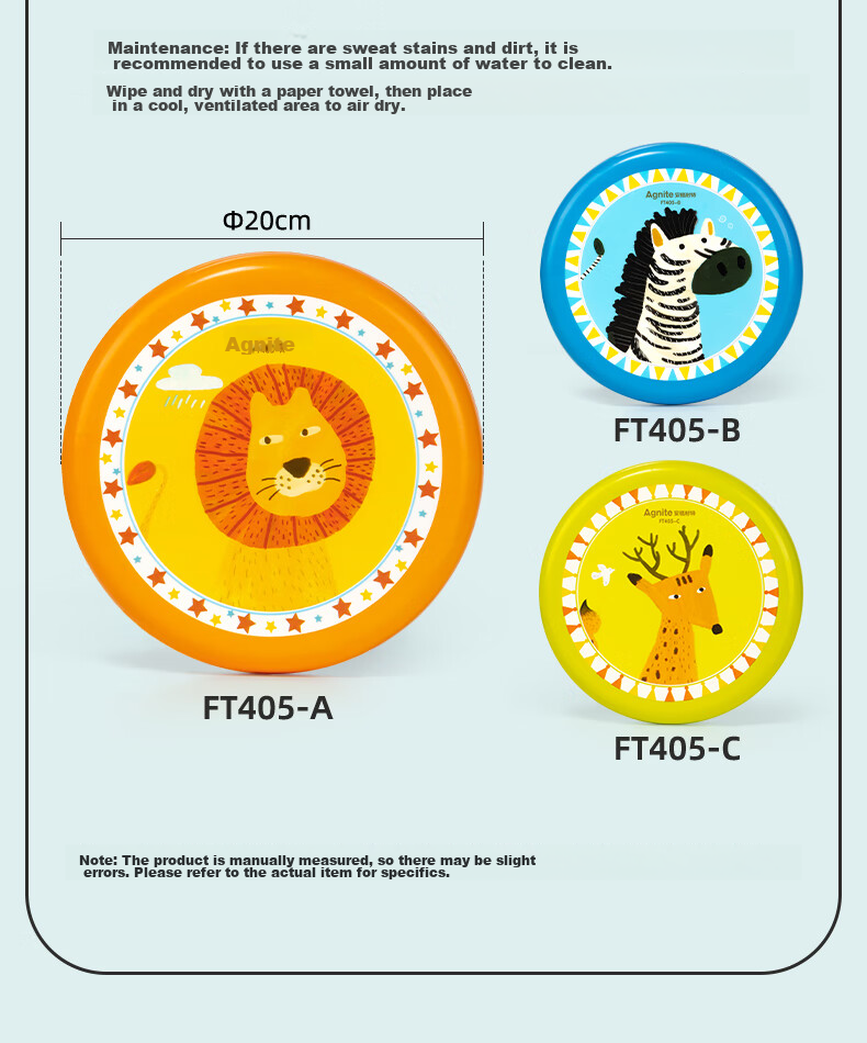 Deli Soft Flying Disc, Children's Extreme Outdoor Sports Toy, Frisbee Parent-Child Toy 18