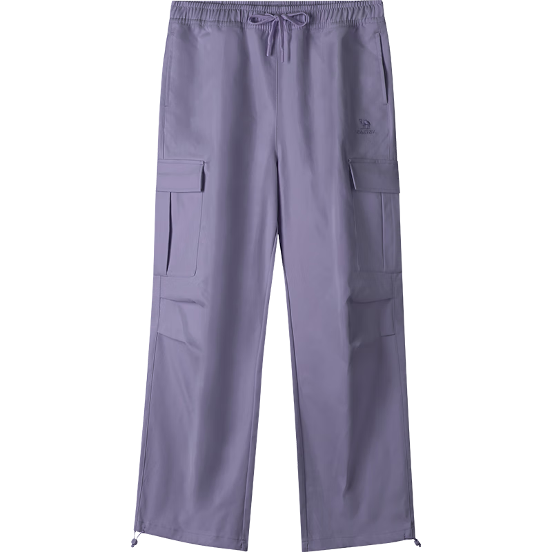 CAMEL Quick-Dry Workwear Women's Outdoor Hiking Travel Casual Woven Pants J25BAYL6079 Purple XL
