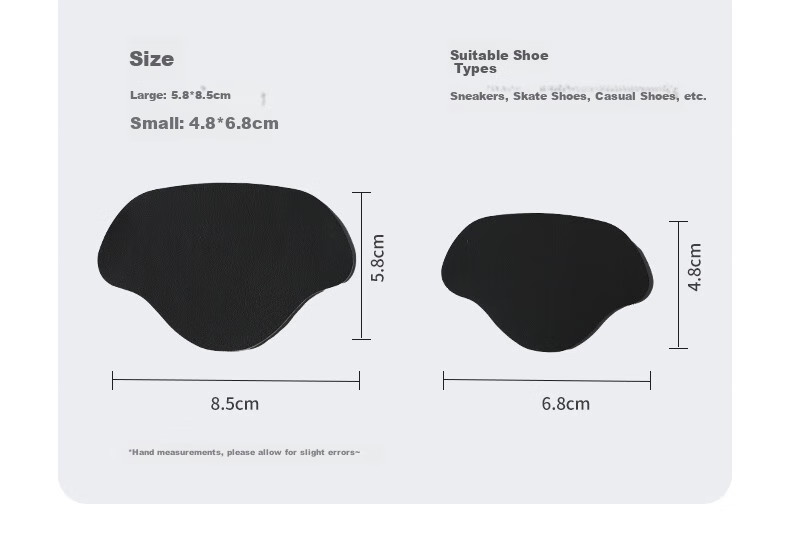 FOOTOPPO Shoe Repair Patch, Sports Shoes Heel Liner Repair Patch for Men, Anti-Friction Heel Patch, Shoe Repair Patch for Upper 10