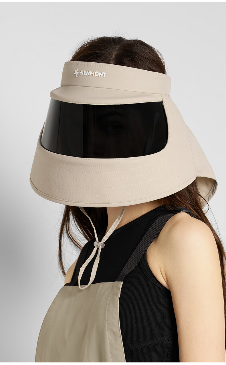 Kenmont All-in-One Medical Aesthetic Sunscreen Hat for Women UV Protection Breathable Full Face Sun Hat with Neck Guard 6130 4