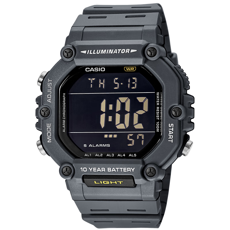 Casio Watch, Sports Small Square Retro Student Watch, AE-1600H