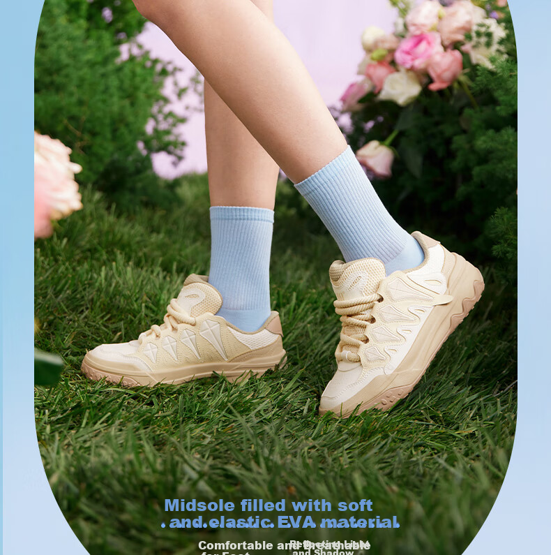 361° Women's Sports Shoes, Spring Leather Retro Couple Sneakers, Style 682516610-2 13