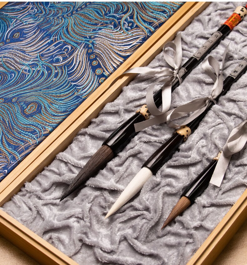 Huying High-Quality Calligraphy Brush Set, Premium Calligraphy Brushes in Gift Box, Advanced Soft Brush for Shanjianhu And Hu Brush Calligraphy [Xinruobodi] 14