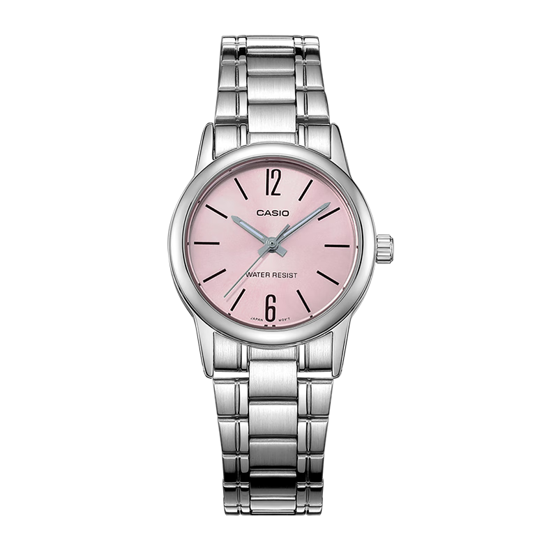 CASIO Women's Watch, Simple Analog Steel Strap with Small Dial, Quartz Ladies' Watch [Valentine's Day Gift] LTP-V005D