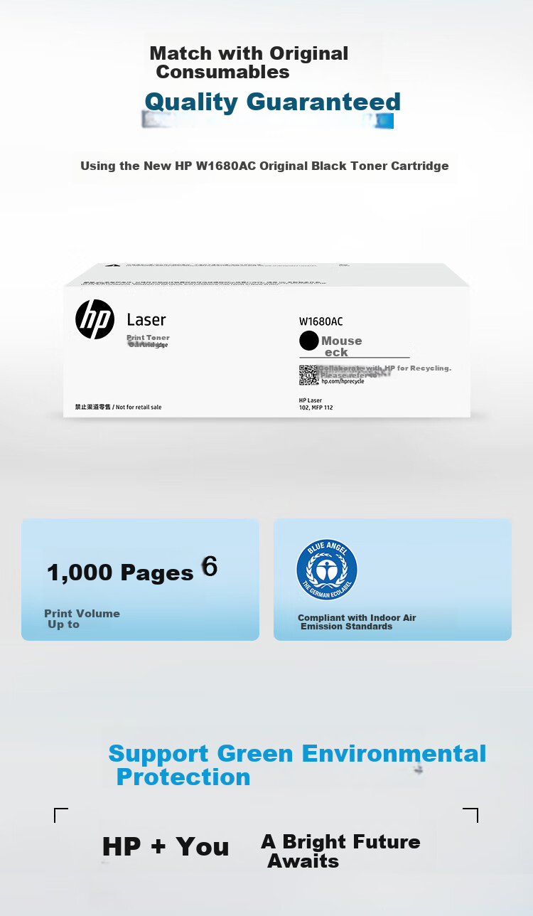 HP 102w Wireless Laser Printer, Student Home Printing, Compact And Simple (1003w Refreshed Model), One-Year On-Site Service 7
