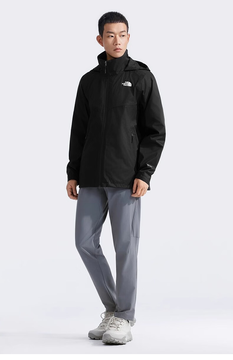 The North Face Men's Outdoor Comfortable Waterproof Breathable Jacket 8EXR Black/JK3 XXL 6