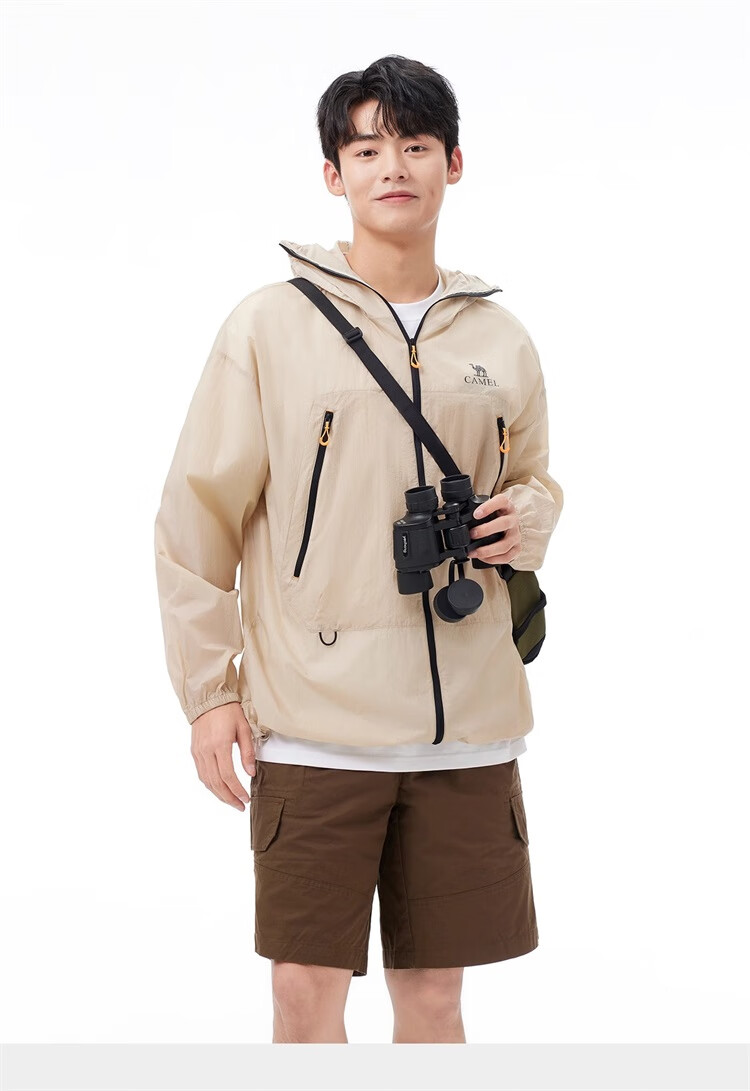 CAMEL Outdoor Sunscreen Jacket Unisex Spring Summer UV Protection Lightweight Coat [Wang Junkai Edition] 22