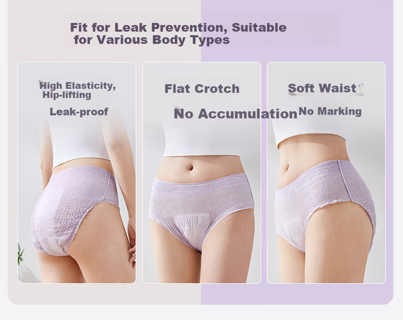 PurCotton [Recommended by Lu Yuxiao], Princess Comfort Pants, Sleep Pants, Panty-Style Sanitary Napkins, ML Size, 48 Pieces Per Box 7