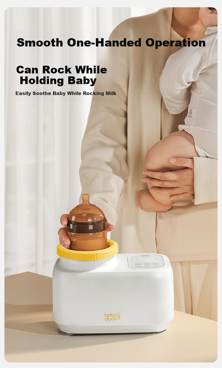 Boboduck Milk Warmer And Shaker All-In Baby Bottle Warmer/Shaker/Warmer/Thawing 4-In Milk Warmer 6277 9