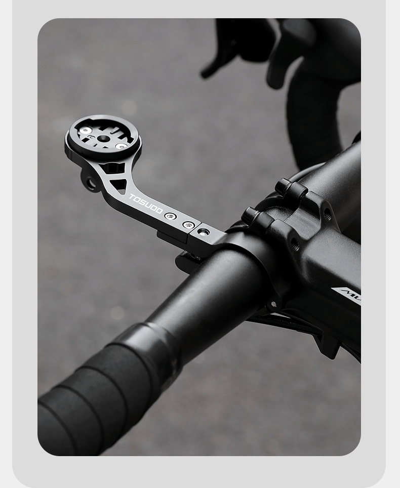Tasiduizhang Mountain Bike Computer Mount, Aluminum Alloy Extension Bracket, Bike Light, Action Camera, Extended Base Accessory 9