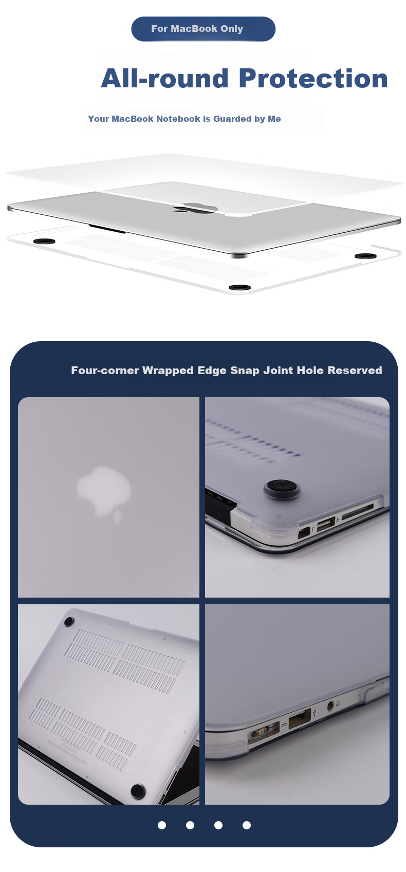Aigo Compatible with 2021 Pro14 Apple Laptop Protective Case, Macbook Air Protective Cover, Ultra-Thin Silicone Soft Shell [A2442] 10