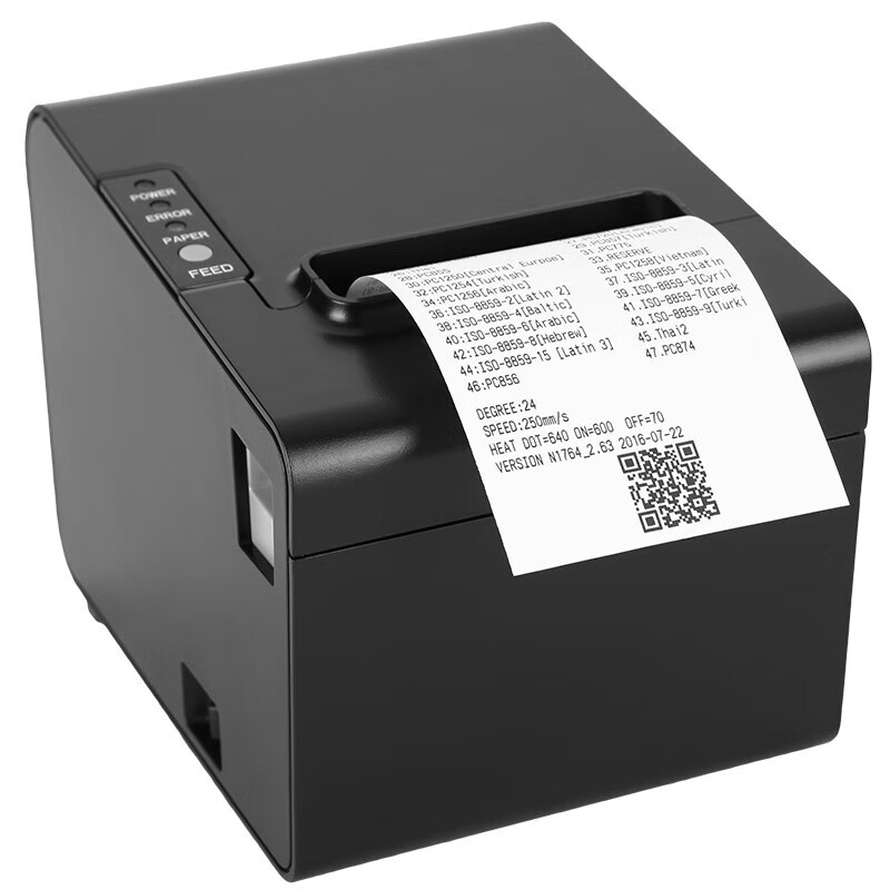 AOKIA Thermal Receipt Printer, 58mm Front Desk, 80mm Kitchen, Supermarket, Restaurant Cash Register Receipt, Meituan Takeout Receipt, USB Wireless Bluetooth