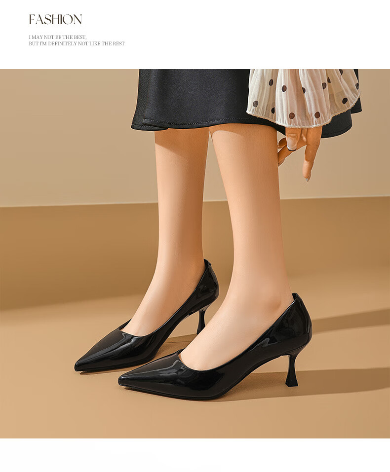 DAPHNE Nude High Heels for Women 2025, French Thin Heel Pumps for Dresses, Pointed Toe Commuter Leather Shoes for Women, Skin Color, Size 38 14