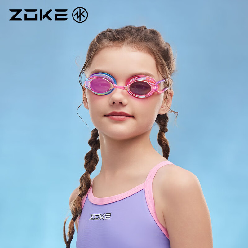 Детские очки для плавания ZOKE, водонепроницаемые, с защитой от запотевания, профессиональные, для тренировок, 622501211-16