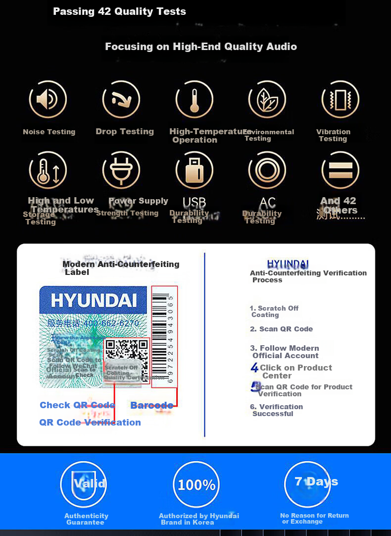 HYUNDAI HD01 Wireless Microphone, U-Band Wireless Handheld Two-Channel, Specially Designed for KTV, Wedding, And Stage Performances 1