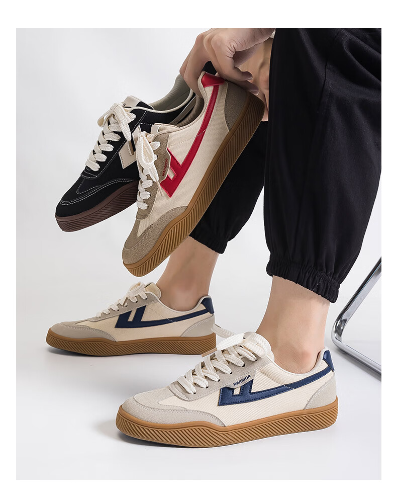 Huili Official Canvas Shoes for Men, Spring And Autumn Style, Thick-Soled Height-Increasing Sports Sneakers, Outdoor Casual Training Shoes, Black, Size 44 15